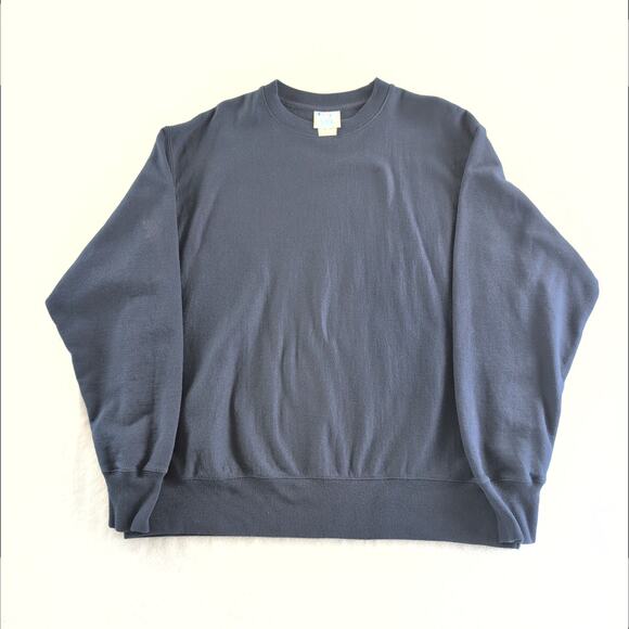 Vintage Champion Reverse Weave Crewneck Navy Men's XL - Picture 1 of 9